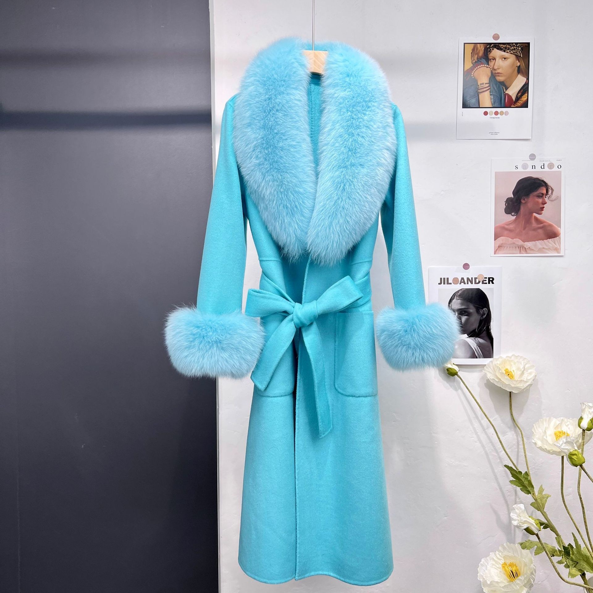 Autumn And Winter Fur Coat Wool Double-sided Coat Women's Long - Image 4