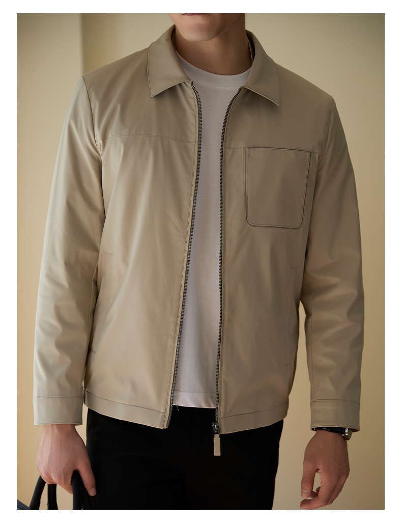 Puffer Lapel Casual Fleece-lined Warm Jacket - Image 4