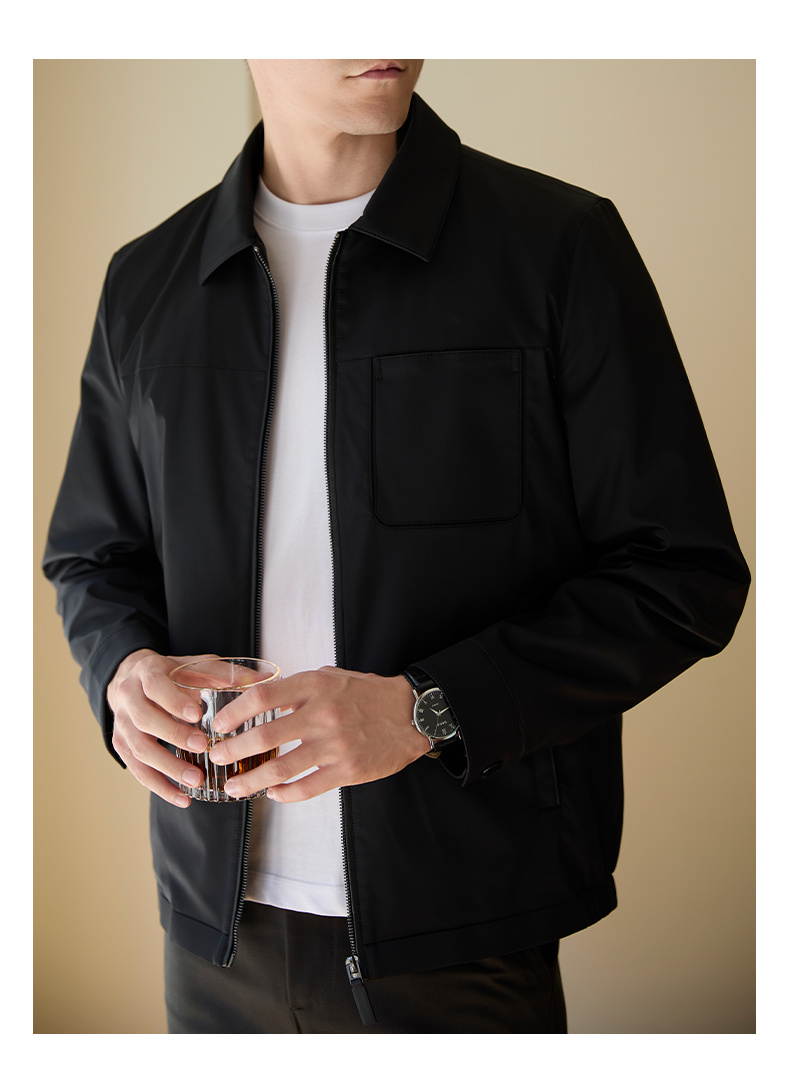 Puffer Lapel Casual Fleece-lined Warm Jacket - Image 3