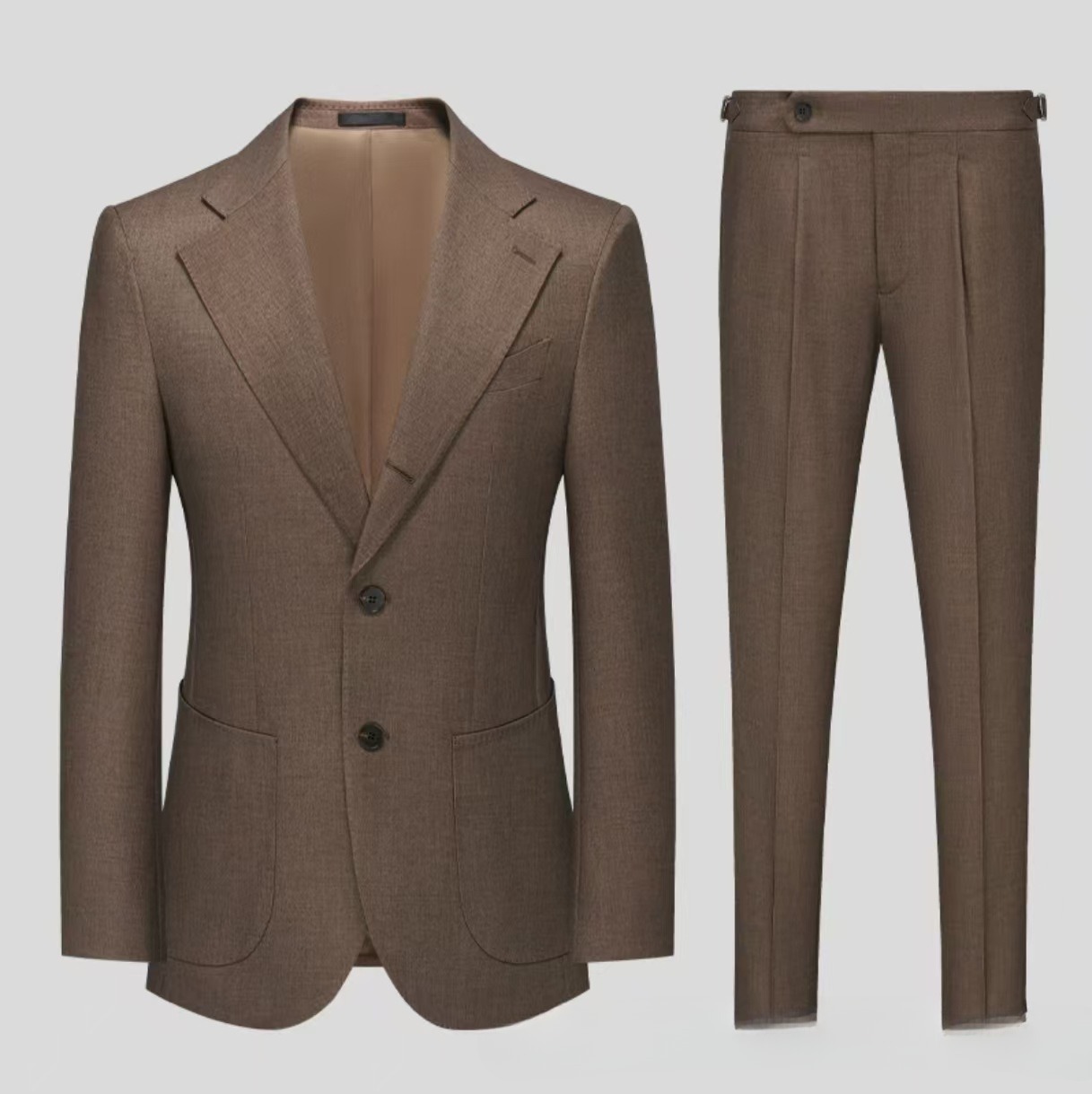 Italian Naples Men's Business Formal Casual Suit - Image 2