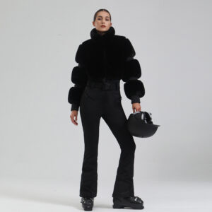 Winter Ski One-piece Female Windproof Thickening