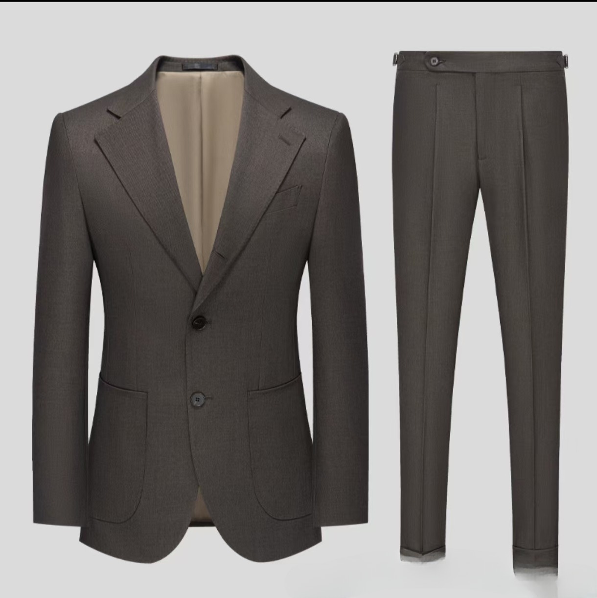 Italian Naples Men's Business Formal Casual Suit - Image 6