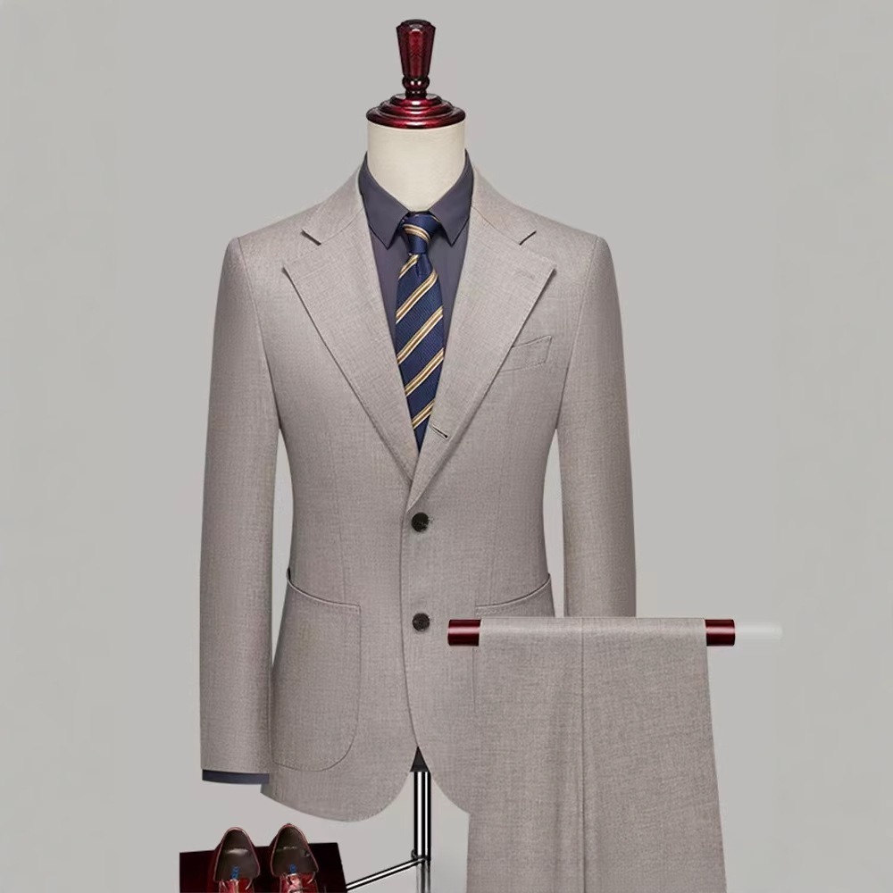 Italian Naples Men's Business Formal Casual Suit